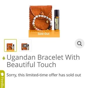 doTerra Ugandan Aroma Bracelet and beautiful blend